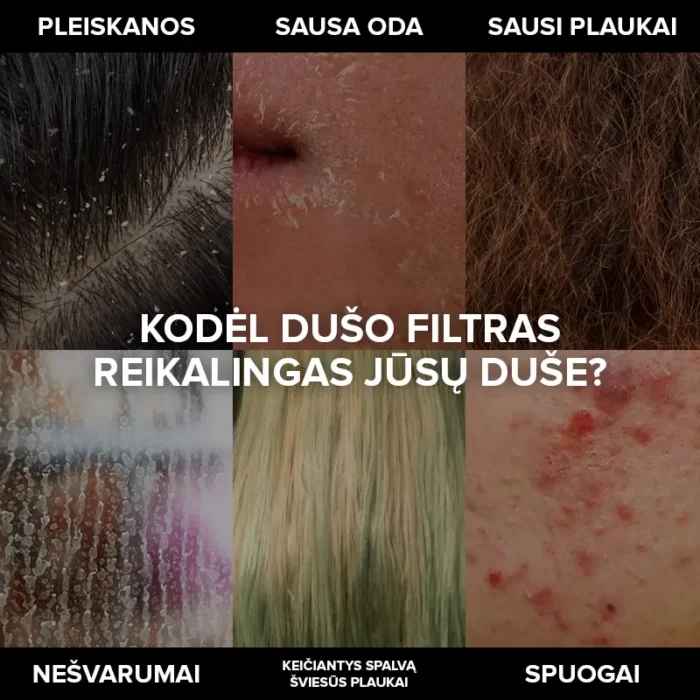 Vitaminizuotas dušo filtras - Citrinų aromato - Image 2