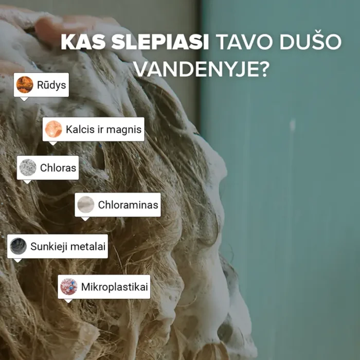 Vitaminizuotas dušo filtras - Citrinų aromato - Image 3