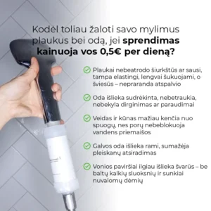 Vitaminizuotas dušo filtras - Citrinų aromato - Image 4