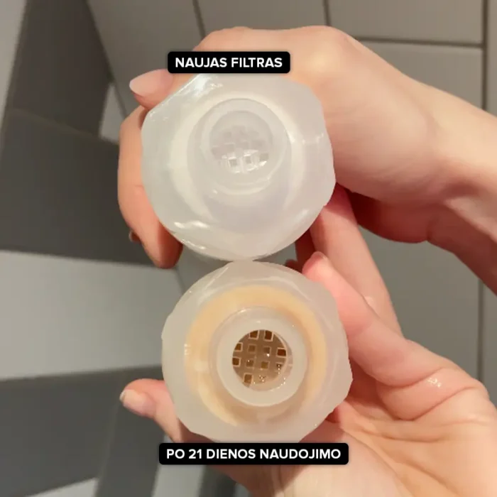 Vitaminizuotas dušo filtras - Citrinų aromato - Image 5