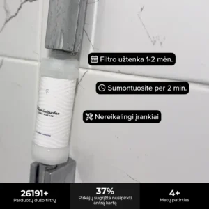 Vitaminizuotas dušo filtras - Citrinų aromato - Image 6