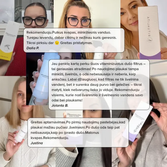 Vitaminizuotas dušo filtras - Citrinų aromato - Image 8