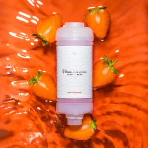 Vitaminizuotas dušo filtras - Braškių aromato