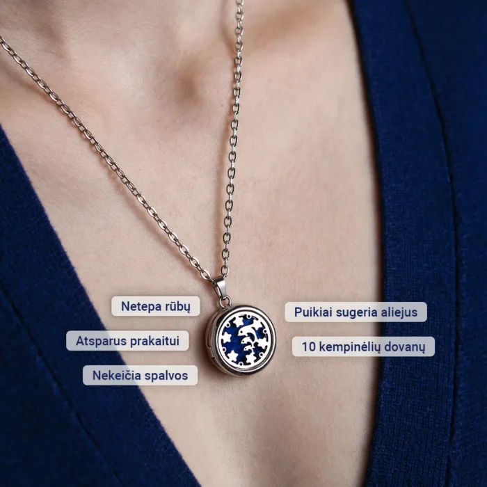 Aromaterapinis pakabukas – Delfinai - Image 2