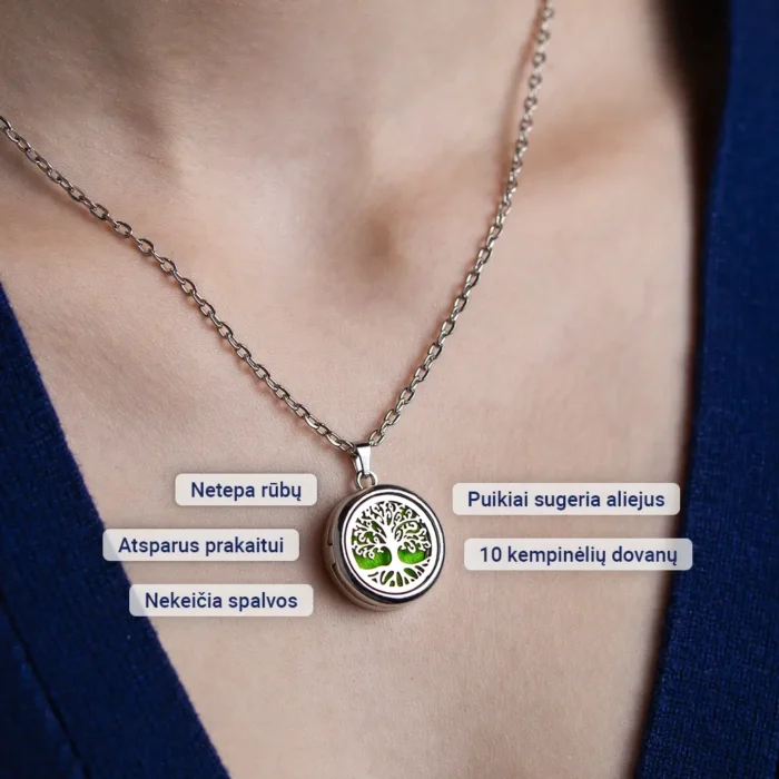 Aromaterapinis pakabukas – Medis - Image 2