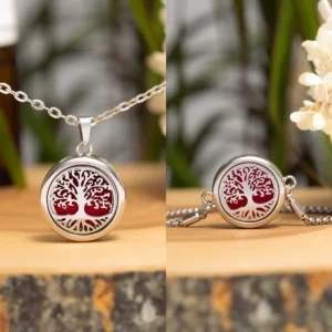 Aromaterapinės apyrankės ir pakabuko rinkinys – Medis