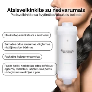 Vitaminizuotas dušo filtras - Mėtų aromato - Image 3