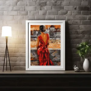 Tapybos Pagal Skaičius Rinkinys "Raudonoji elegancija", 40x50 cm - Image 2