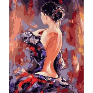 Tapybos Pagal Skaičius Rinkinys "Šokio Atspindys", 40x50 cm