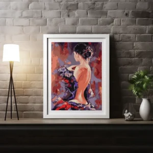 Tapybos Pagal Skaičius Rinkinys "Šokio Atspindys", 40x50 cm - Image 2