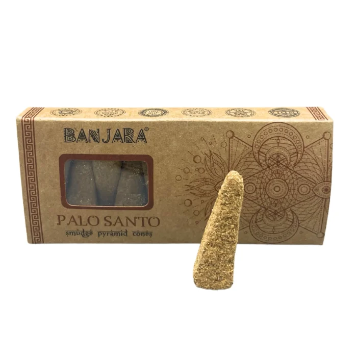 "Banjara" Piramidiniai kūginiai Palo santo aromato smilkalai - Image 2
