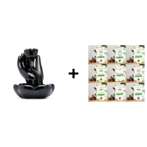 Smilkalinė Nr. 21 + Natūralių „Stamford” Krioklio efekto smilkalų rinkinys (9 dėžutės)